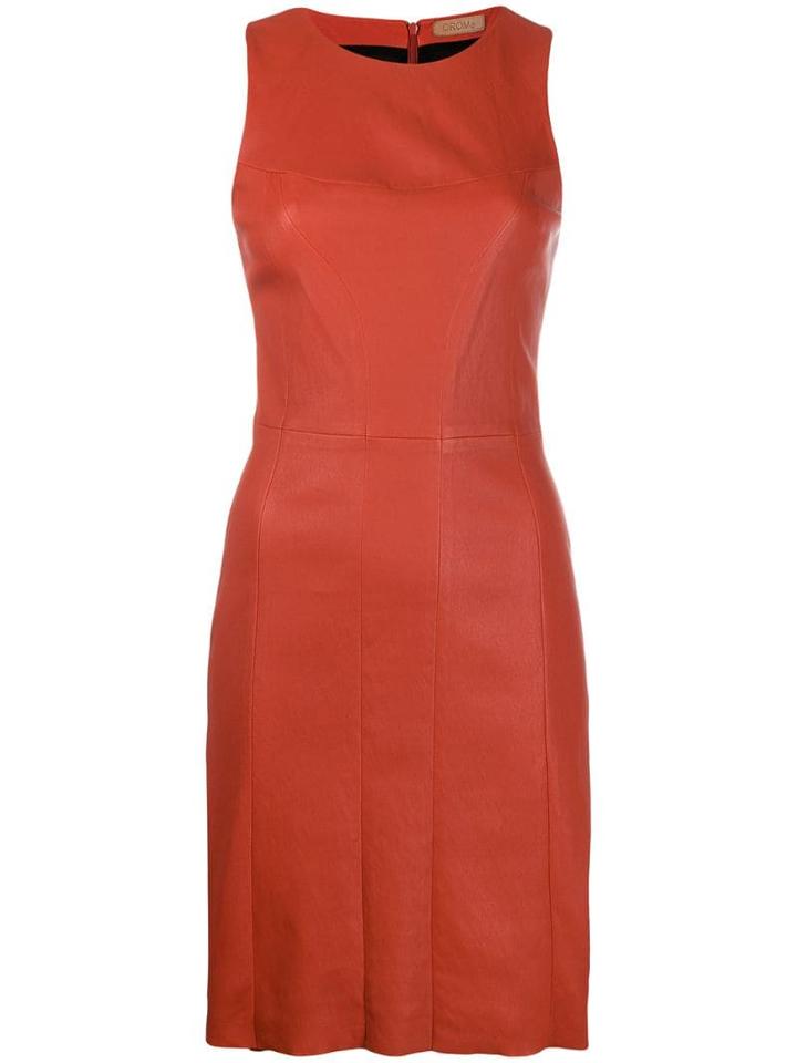 Drome Sleeveless Midi Dress - Orange