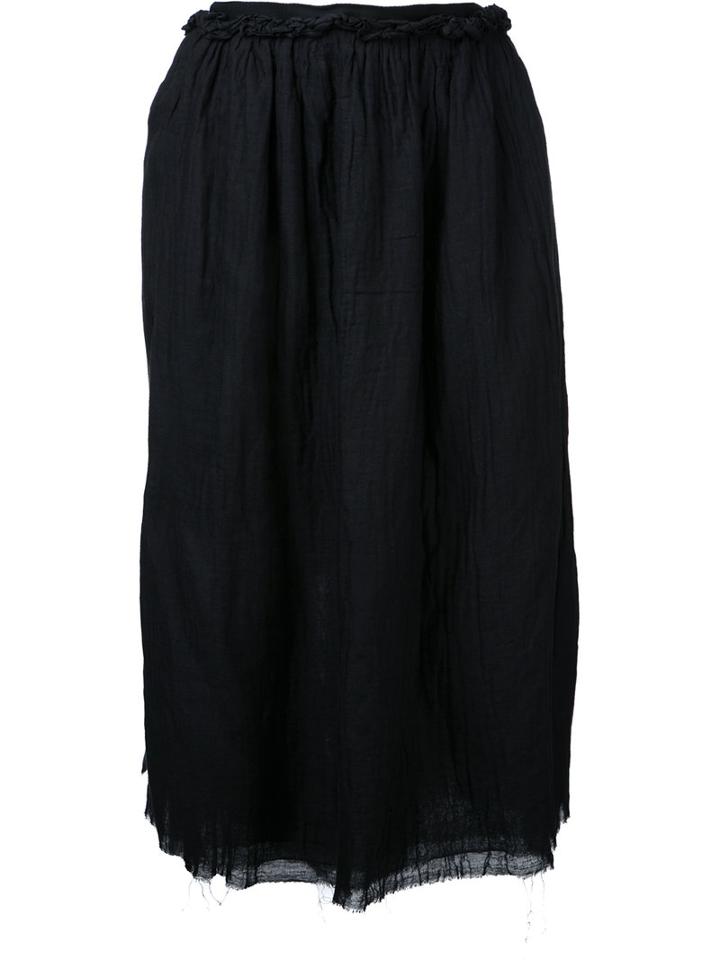 Elena Dawson - Pleated Skirt - Women - Cotton - M, Black, Cotton