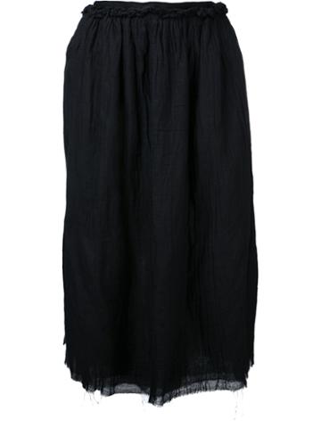 Elena Dawson - Pleated Skirt - Women - Cotton - M, Black, Cotton