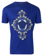 Versace Medusa T-shirt, Men's, Size: Medium, Blue, Cotton