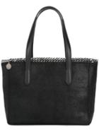 Stella Mccartney East/west Tote Bag, Women's, Black, Artificial Leather/metal (other)