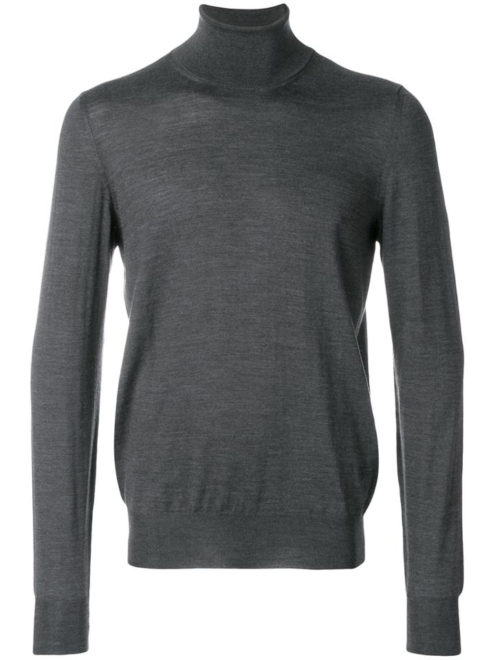 Fay Turtleneck Sweater - Grey
