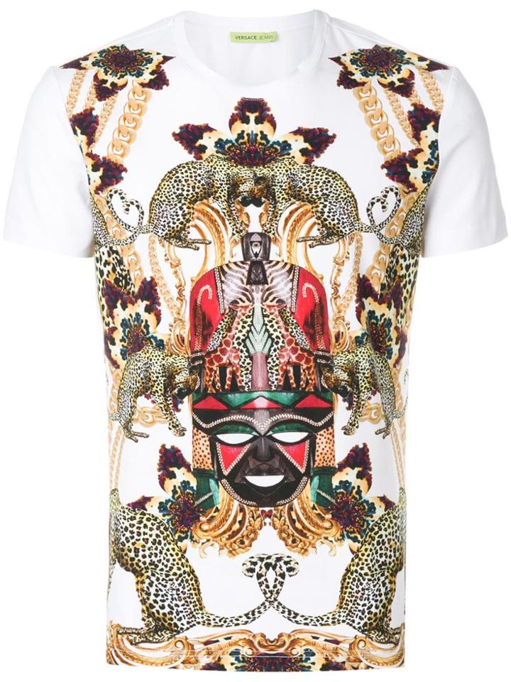 Versace Jeans Printed Sweatshirt - White