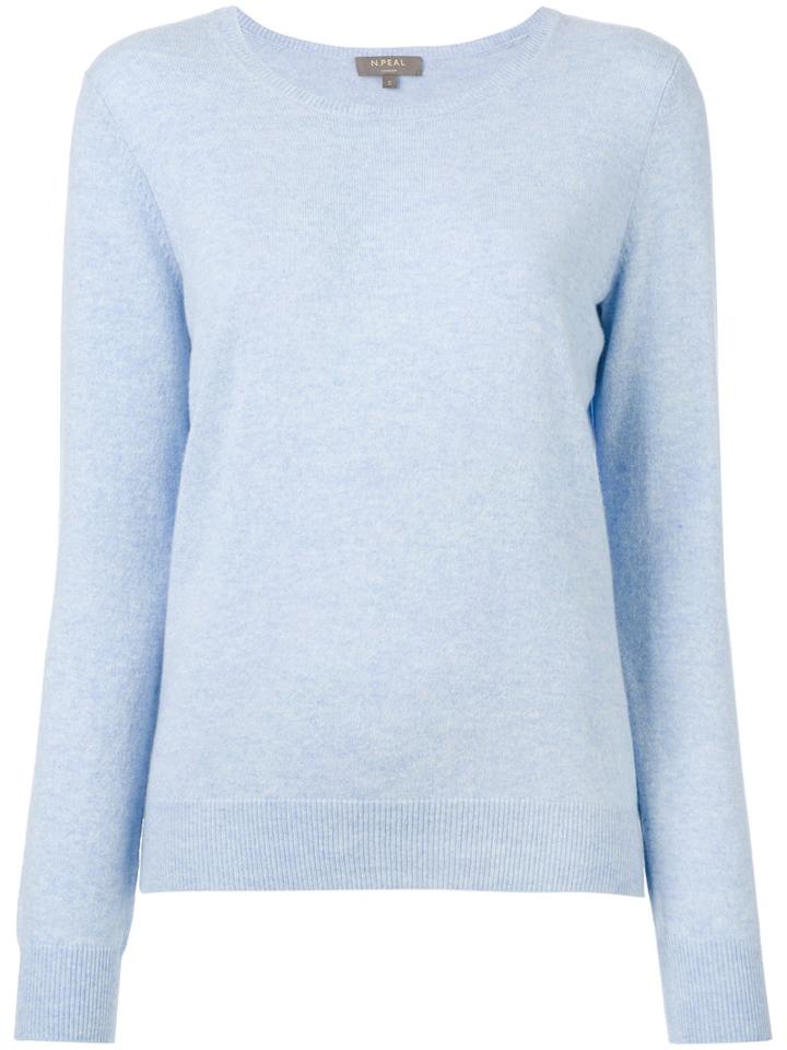 N.peal Plain Sweatshirt, Women's, Size: Xs, Blue, Cashmere