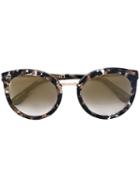 Dolce & Gabbana Eyewear - Cat Eye Sunglasses - Women - Acetate/metal (other) - 52, Brown, Acetate/metal (other)