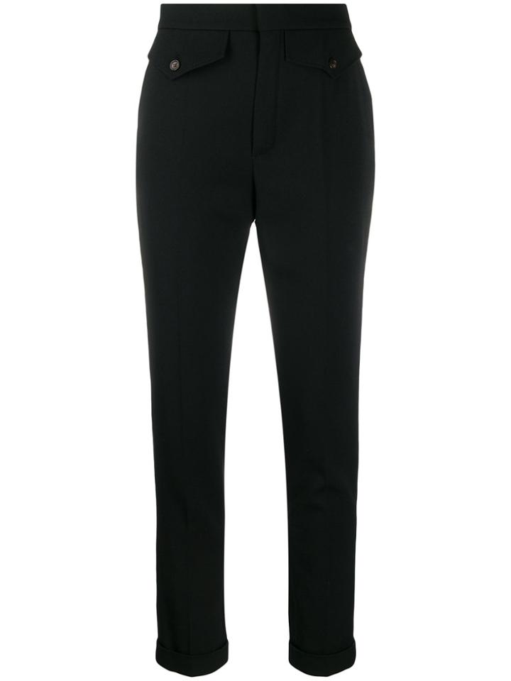 Chloé High-rise Skinny Trousers - Black