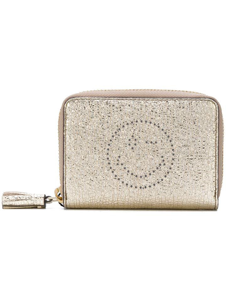 Anya Hindmarch Small Zip-around Wink Wallet - Metallic