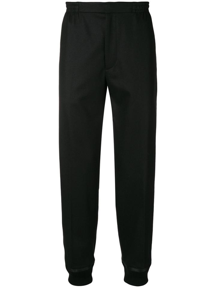 Alexander Mcqueen Elasticated Loose Trousers - Black