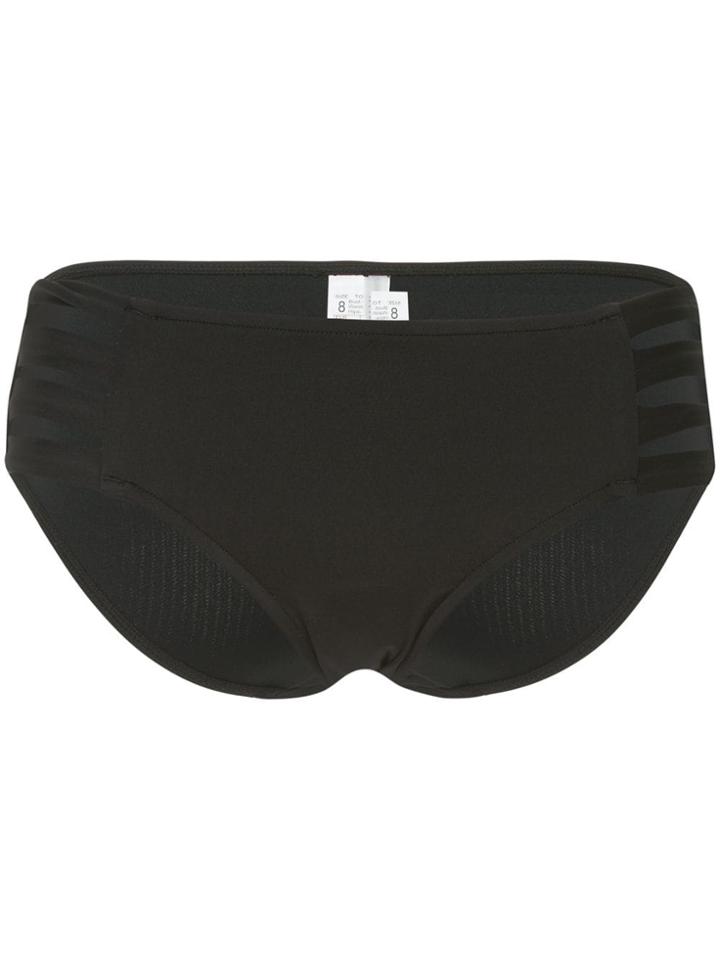 Seafolly Active Swim Multi Strap Hipster Bikini Bottom - Black