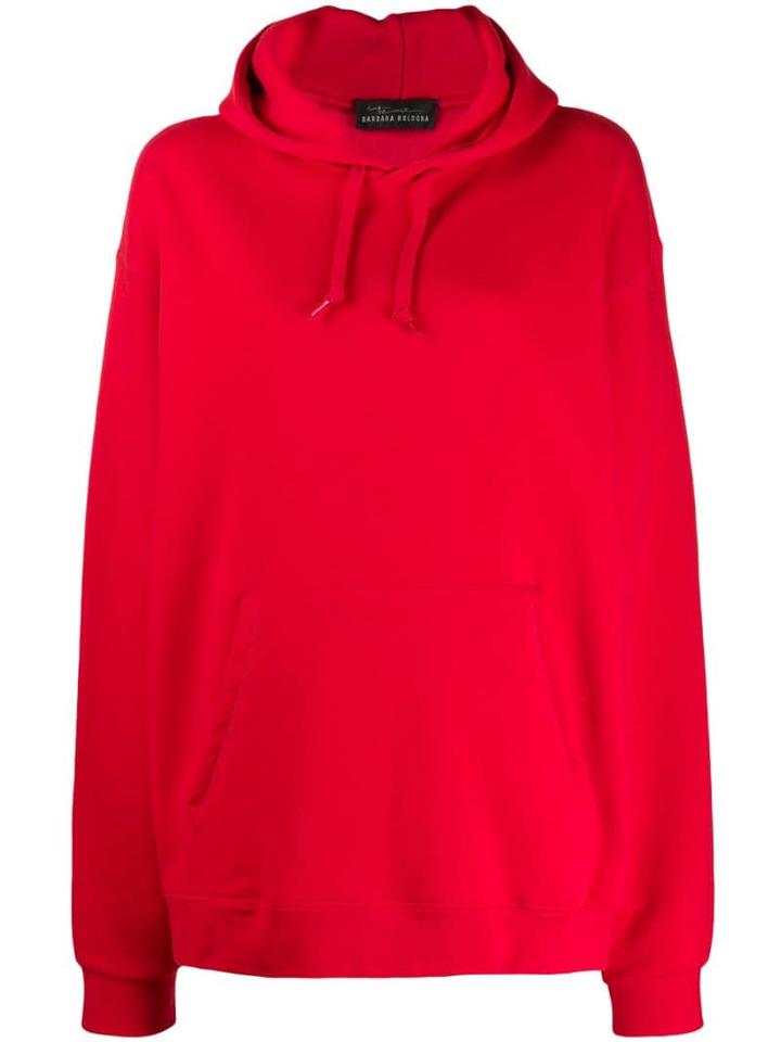 Barbara Bologna Graphic Print Hoodie - Red