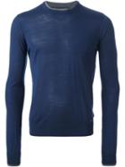 Dsquared2 Crew Neck Sweater, Men's, Size: Xl, Blue, Wool