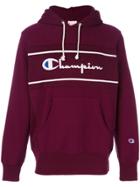 Champion Logo Hoodie - Red