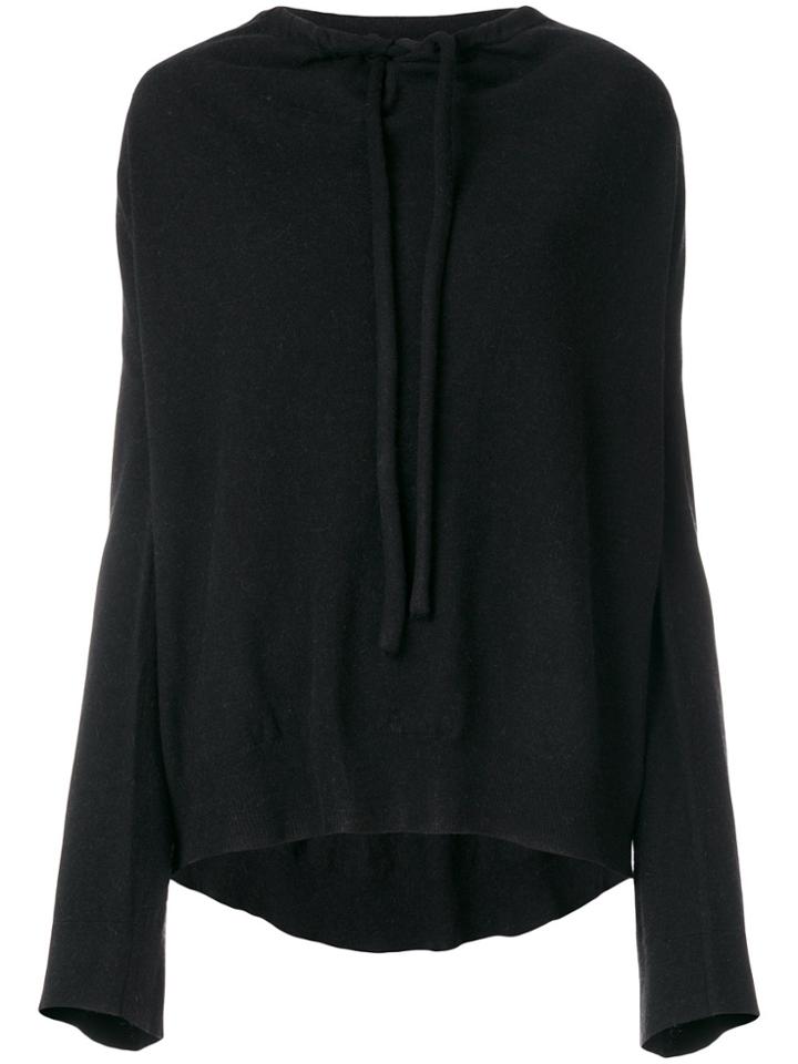 Mm6 Maison Margiela Drawstring Sweatshirt - Black