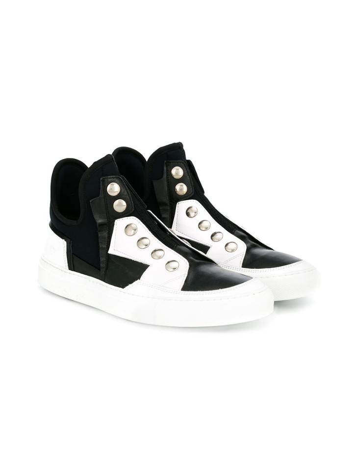 Bruno Bordese Next Generation Color Block Hi-tops - Black