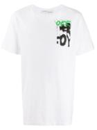 Off-white Graffiti Logo Print T-shirt