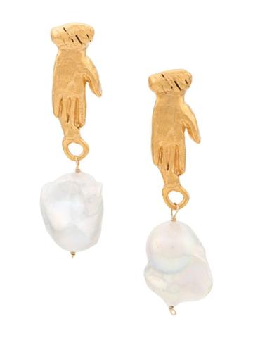 Alighieri The Curator Of The Moon Earrings - Gold