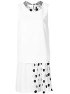 Liu Jo Polka Dot Shift Dress - White