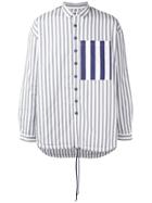 Sunnei Striped Oversize Shirt - White