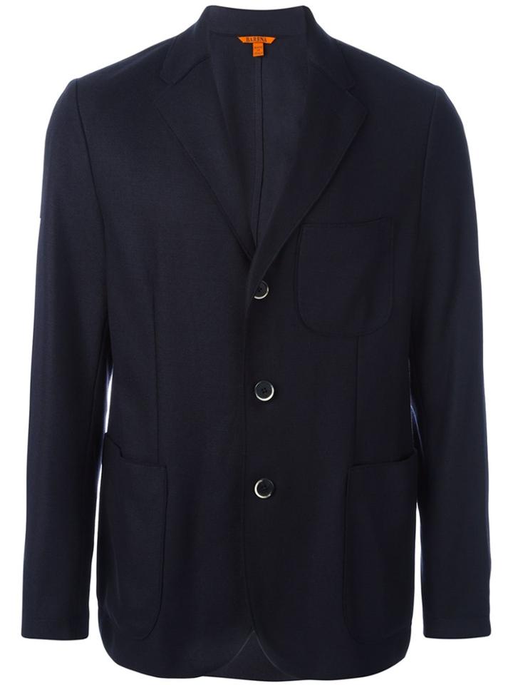 Barena Button Blazer - Blue