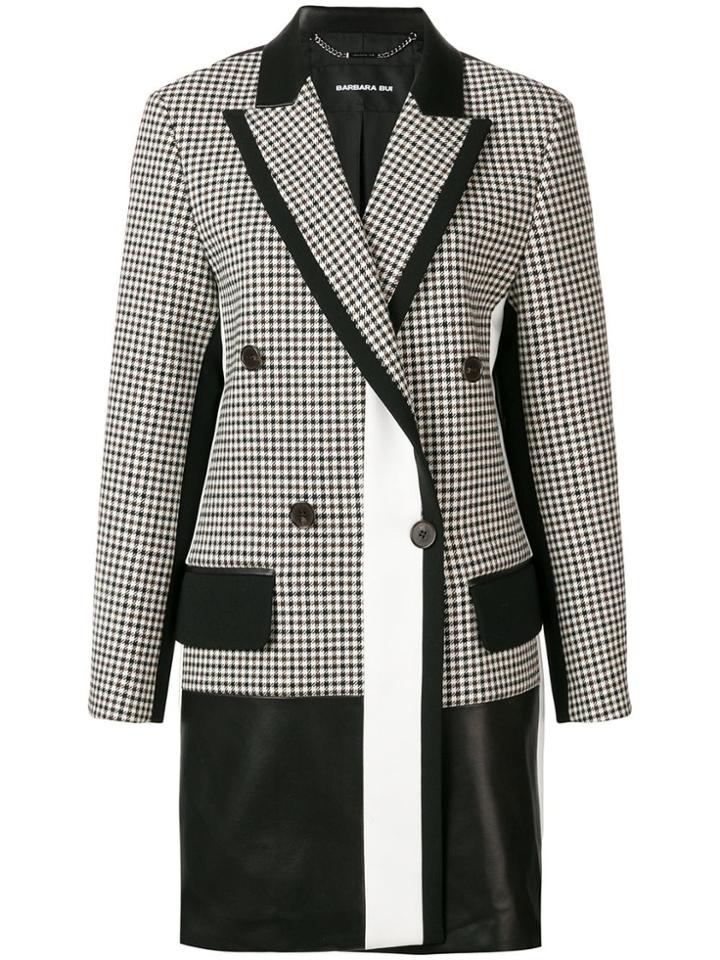 Barbara Bui Manteau Pied De Poule - White