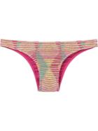 Cecilia Prado Knit Bikini Bottom, Women's, Size: P, Pink/purple, Viscose/acrylic