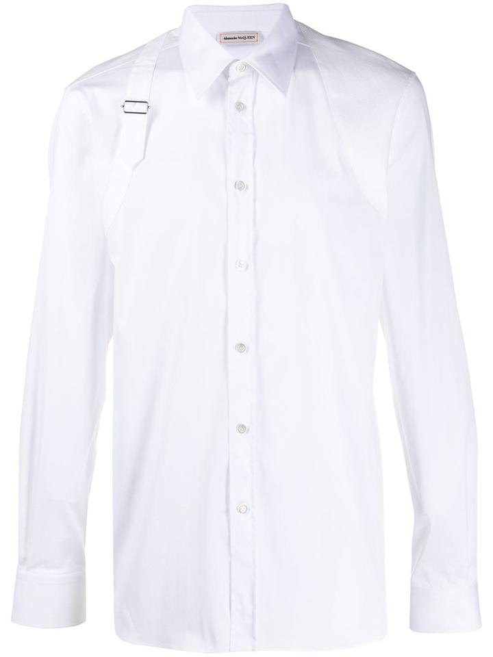 Alexander Mcqueen Harness Long Sleeves Shirt - White