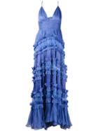 Maria Lucia Hohan - Chantilly Lace Dress - Women - Silk/nylon/spandex/elastane - 38, Pink/purple, Silk/nylon/spandex/elastane