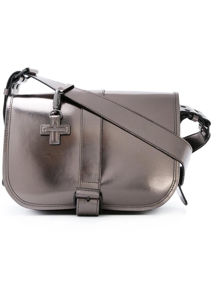 A.f.vandevorst Buckled Metallic Satchel
