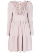 See By Chloé Lace Panel Dress - Nude & Neutrals