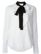 Chloe Contrast Pussy Bow Blouse