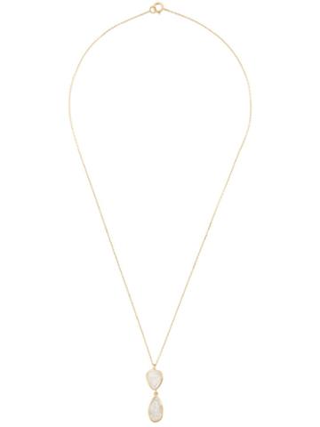 Kristin Hanson Double Slice Diamond Pendant Necklace
