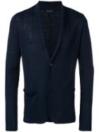 Roberto Collina Navy Lightweight Cardigan - Blue