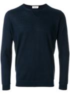 Laneus Fine Knit Sweater - Blue