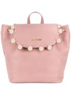 Love Moschino Ball Studded Backpack - Pink