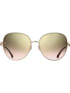 Elie Saab Gradient-effect Sunglasses - Brown