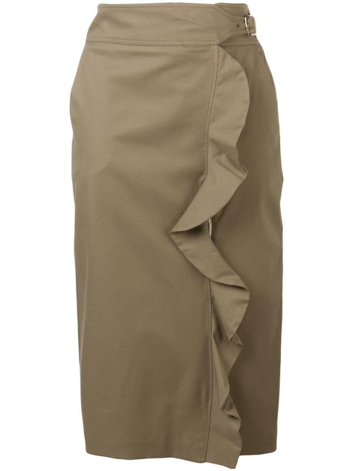 Max Mara High-waisted Midi Skirt - Green