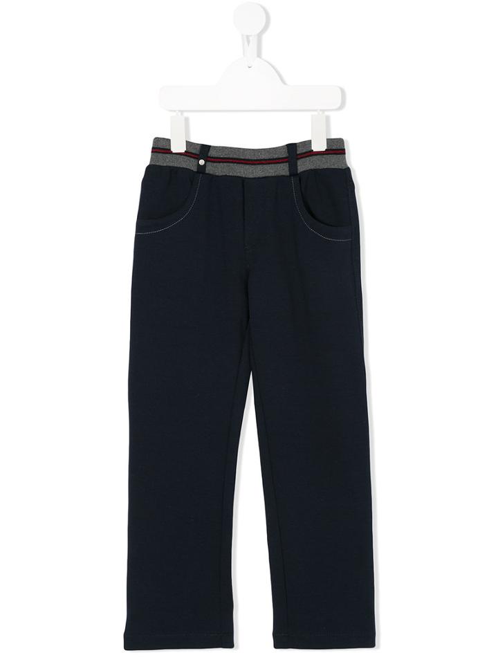 Lapin House - Contrast Pants - Kids - Spandex/elastane/tactel/viscose - 6 Yrs, Blue