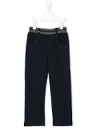 Lapin House - Contrast Pants - Kids - Spandex/elastane/tactel/viscose - 6 Yrs, Blue