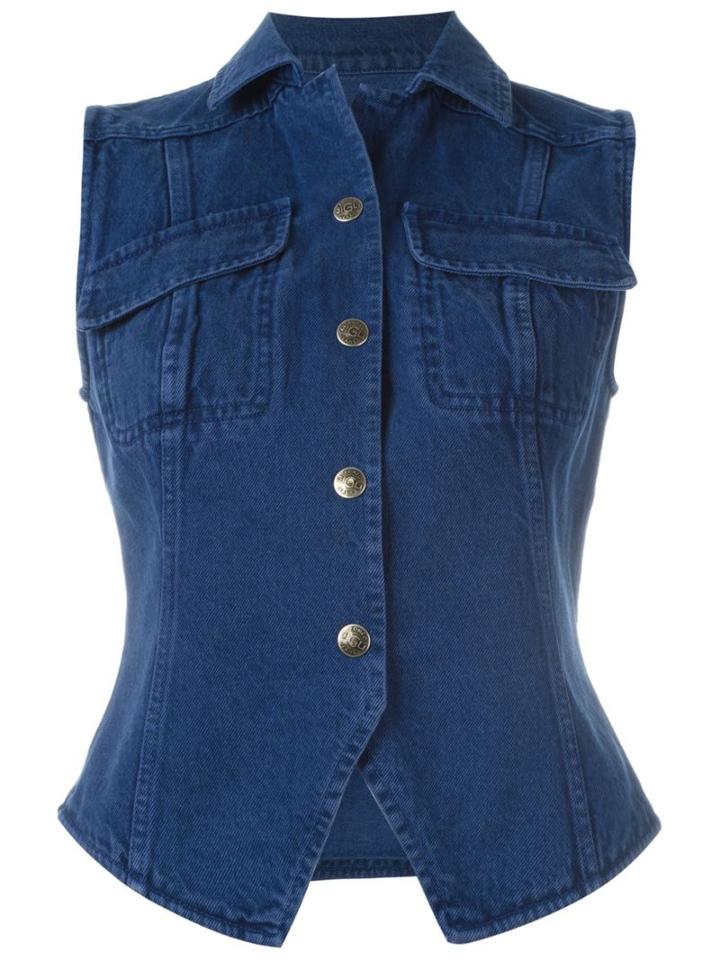 Romeo Gigli Vintage Denim Waistcoat