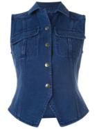 Romeo Gigli Vintage Denim Waistcoat