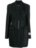 Ruban Jacket Dress With Corset - Black