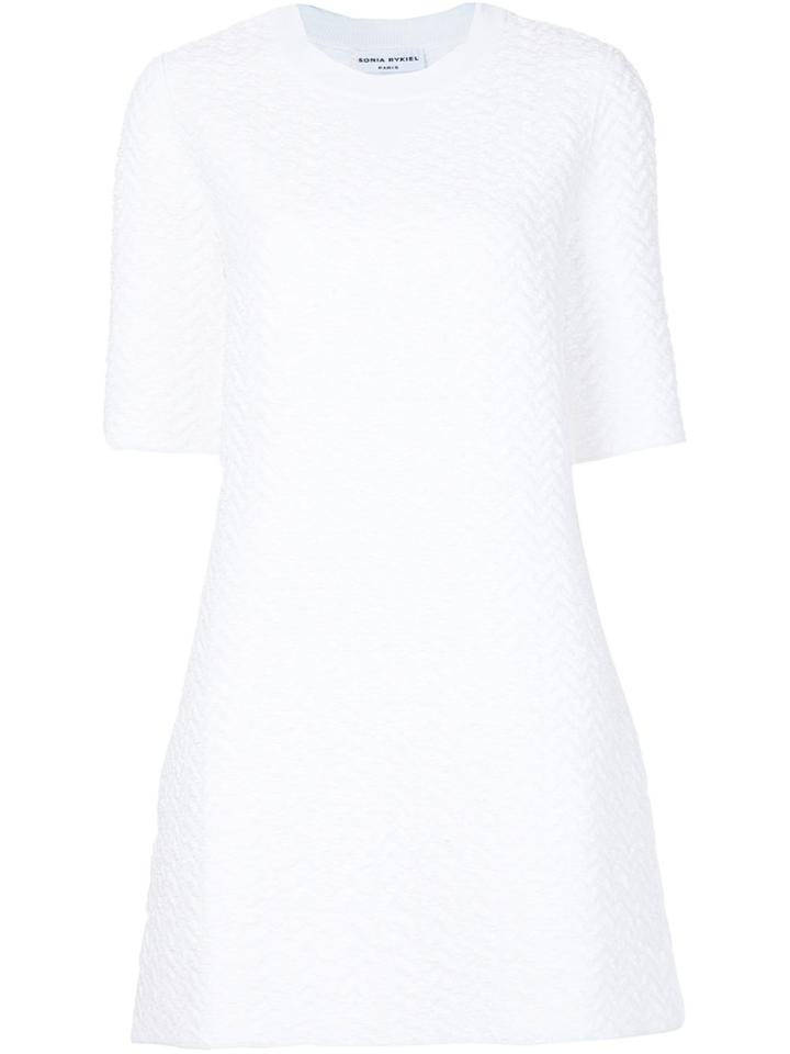 Sonia Rykiel 'tressage' Textured Dress - White