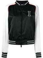 Iceberg Varsity Jacket, Women's, Size: 40, Black, Polyamide