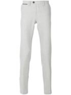 Eleventy Fitted Tailored Trousers - Grey