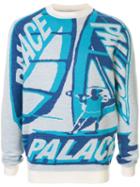 Palace Tri Snail Jumper - Blue