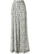 Andrea Marques Palazzo Pants, Women's, Size: 38, White, Silk