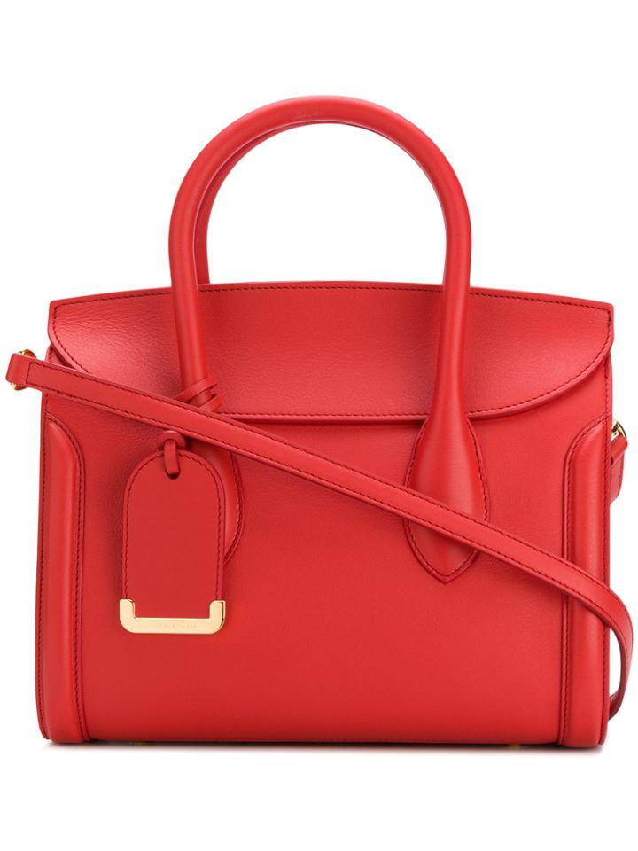 Alexander Mcqueen Heroine Tote - Red
