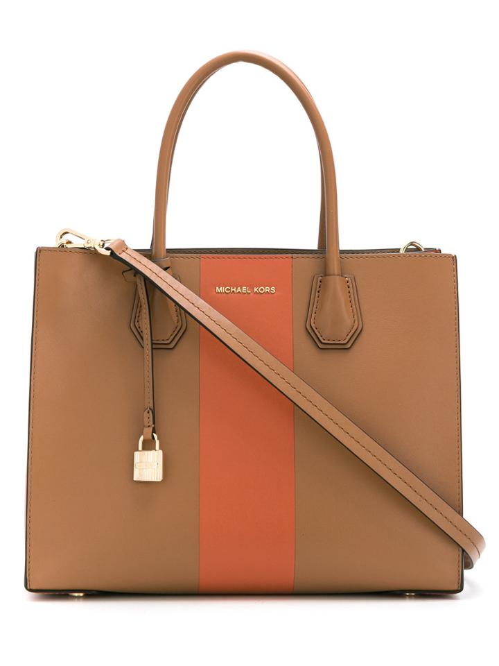 Michael Michael Kors Mercer Large Tote Bag - Brown