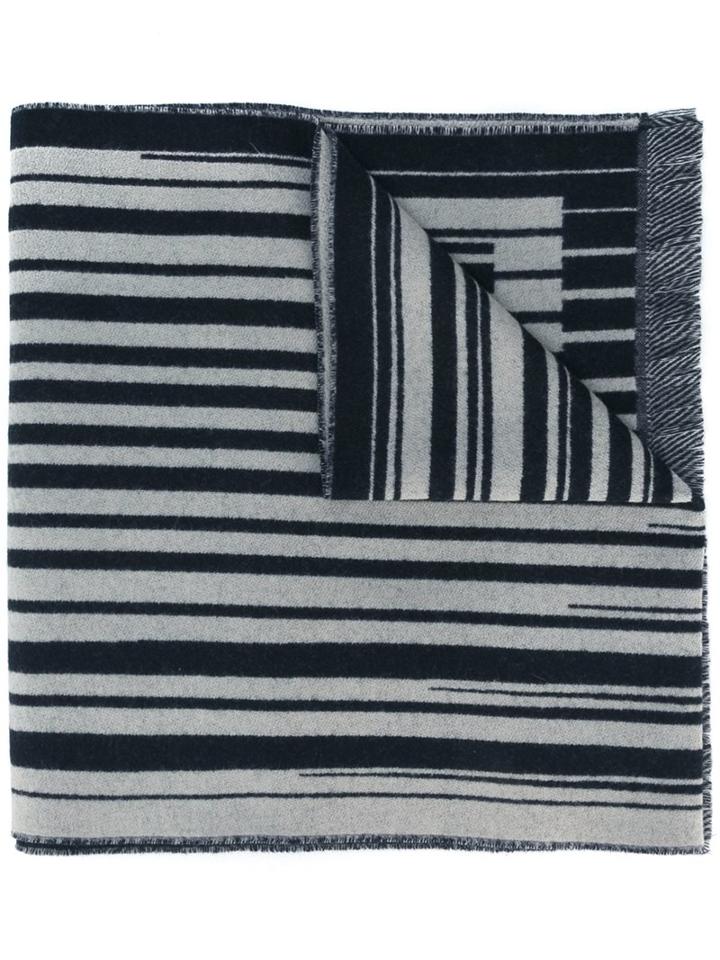 Furla 'stucco' Scarf, Men's, Black, Wool