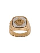 Dolce & Gabbana Crown Signet Ring - Gold